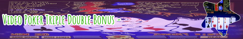 Triple double bonus poker